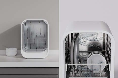 Space-Saving Desktop Dishwashers