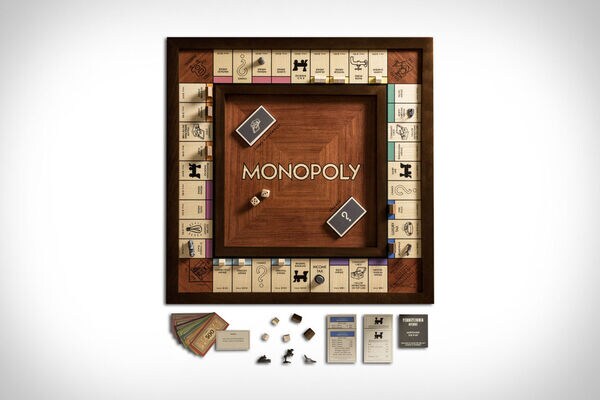 Iconic Wood-Crafted Board Games : Monopoly Heirloom Edition