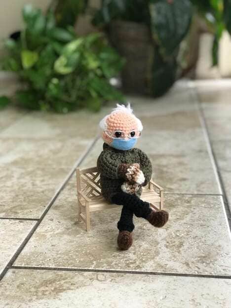 Inauguration-Themed Crochet Dolls