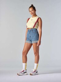 Retro Anime Denim Apparel Image 4