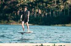 Powered Floating Surfboards