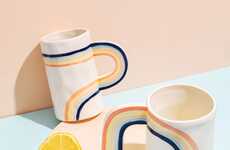 Charming Rainbow Mugs