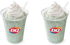 Minty Wintertime Milkshakes