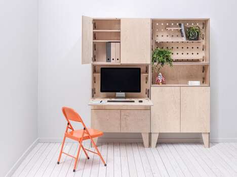 Mini Custom Wooden Workstations