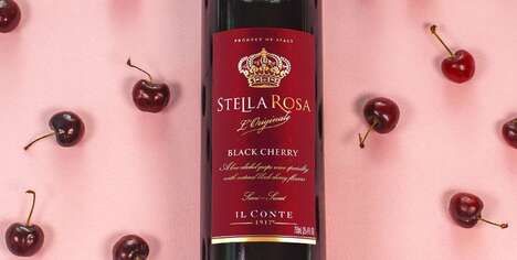 Black Cherry Semi-Sparkling Wines