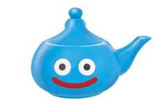 Dramatic Cartoon-Detailed Teapots