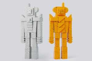Robot-Like Artful Sculptures