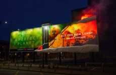 Fiery Billboard Campaigns