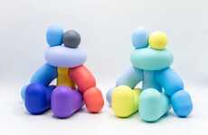 Abstract Vibrant Tonal Figurines