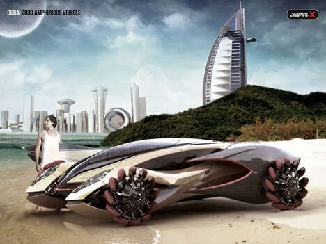 Futuristic Amphibious Vehicles
