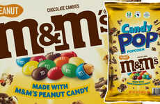 Candy Covered Popcorn Snacks