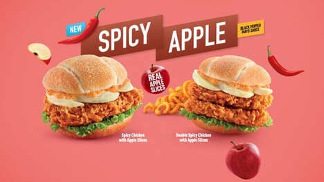 Fruit-Topped Chicken Sandwiches