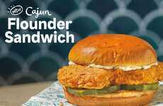 Buttery Cajun Fish Sandwiches