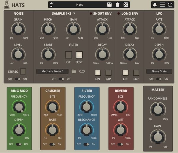 Percussive Digital Drum Machines