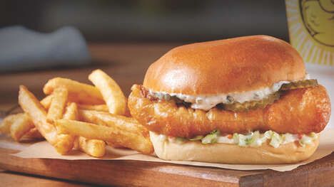 Beer-Battered Cod Sandwiches