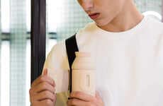 Flap-Integrated Water Bottles