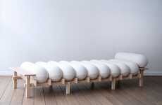 Minimalist Tubular Cushion Daybeds