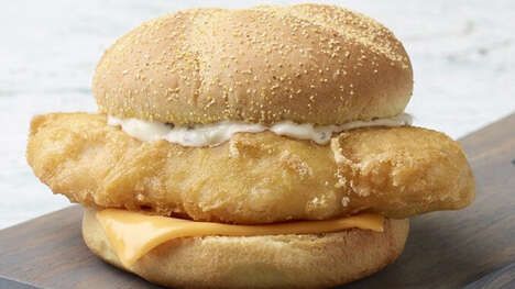 Beer-Battered Cod Sandwiches