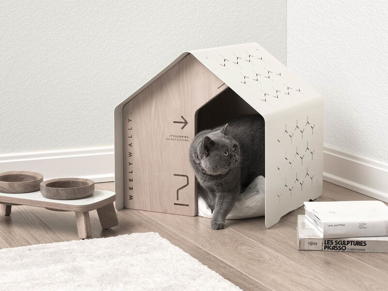 Minimalist cat outlet bed