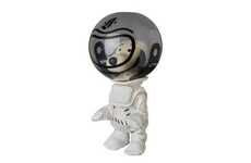 Cartoon Astronaut Dog Figurines