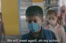 Cheerful Back-to-School COVID-19 Ads