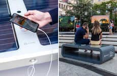 WiFi-Enabled Charger Smart Benches