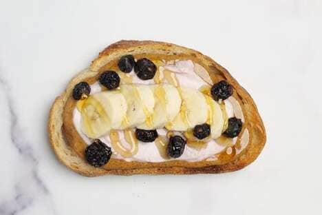 Sweet Acai-Topped Toasts