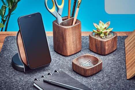 Wireless Timber Technology Chargers