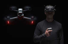 Immersive Headset-Paired Drones