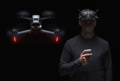 Immersive Headset-Paired Drones