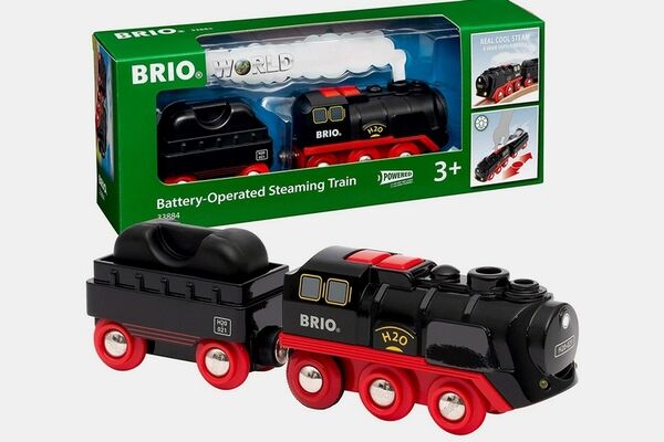 battery operated steam train brio