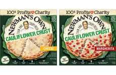 Crispy Mainstream Cauliflower Pizzas