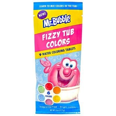 Kid-Friendly Fizzing Bath Tablets
