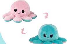 Double-Sided Flip Octopus Toys