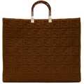 Logo-Adorned Towel Totes - The 'Forever Fendi' Sunshine Shopper Tote is Available in Two Colors (TrendHunter.com)
