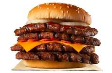 Spicy Quadruple Patty Burgers