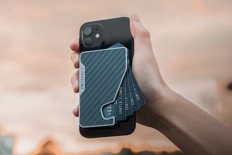 Magnetic Anti-RIFD Smartphone Wallets