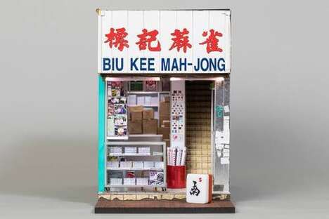Miniature Mahjong Shop Designs
