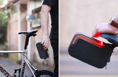 Light-Equipped Cyclist Bags