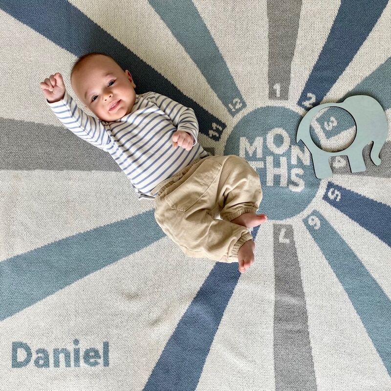 Eco Baby Milestone Throws