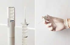 Collapsible Origami-Inspired Syringes
