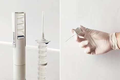 Collapsible Origami-Inspired Syringes