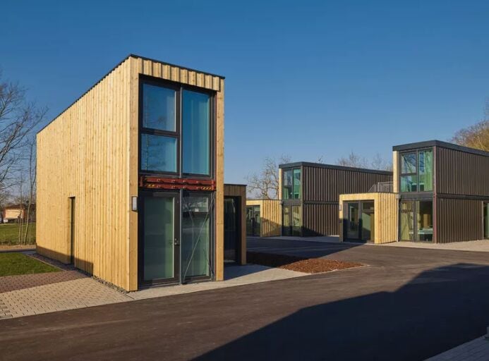 Upcycled Prefab Micro Apartments