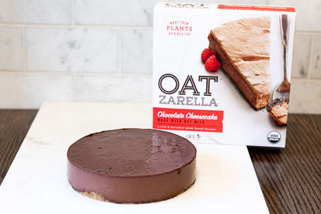 Creamy Oat Milk Cheesecakes