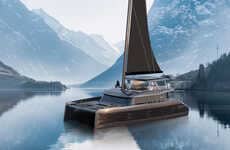 Solar Panel-Covered Yachts