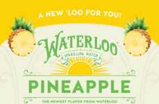 Refreshing Pineapple Sparkling Waters