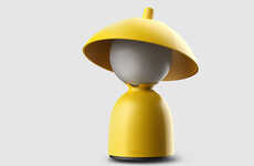 Personified Raincoat-Inspired Lamps