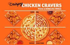 Chicken Nugget-Topped Pizzas