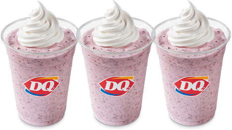 Blended Raspberry Shakes