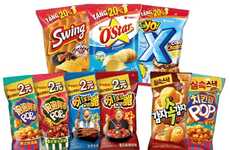 Dynamic Cartoon-Like Korean Snacks